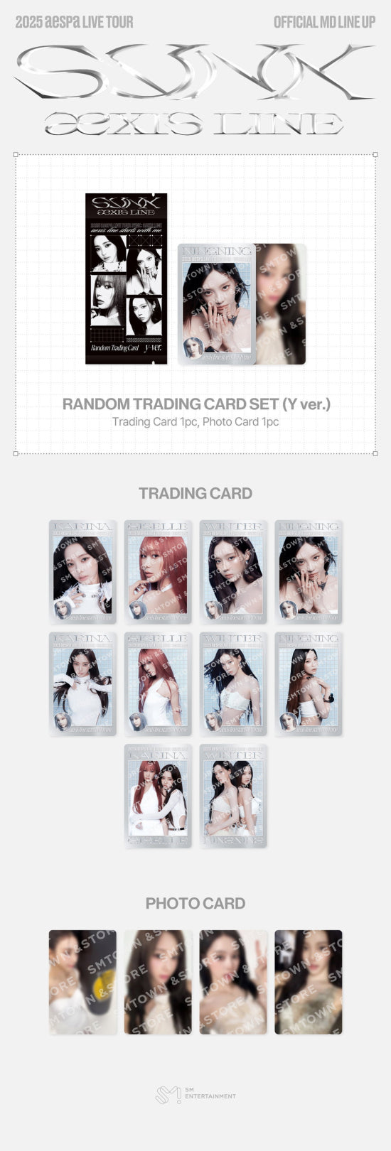 Aespa - Synx Aexis Line: Trading Card Set (accessoires)