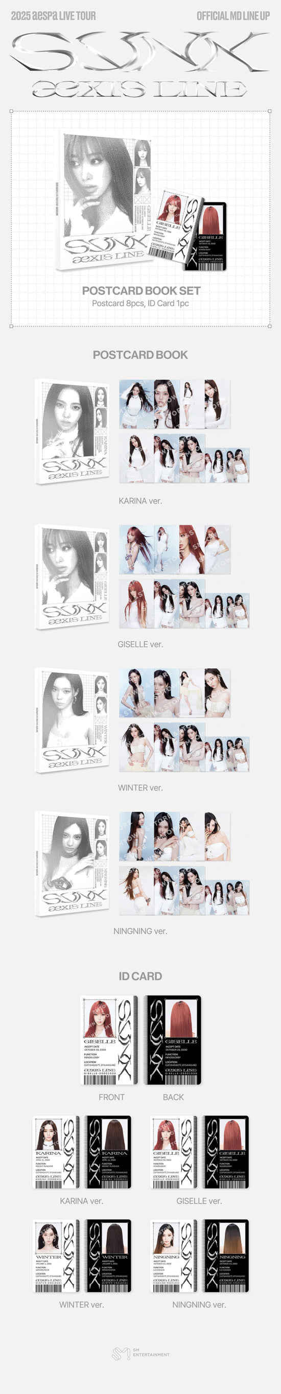 Aespa - Synk - Aexis Line - Postcard Bookset (accessoires)