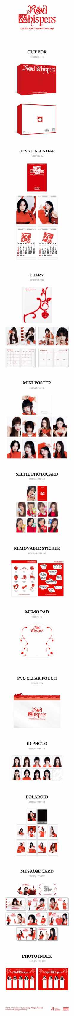 Twice =calendar= - Season's greetings - twice (accessoires)