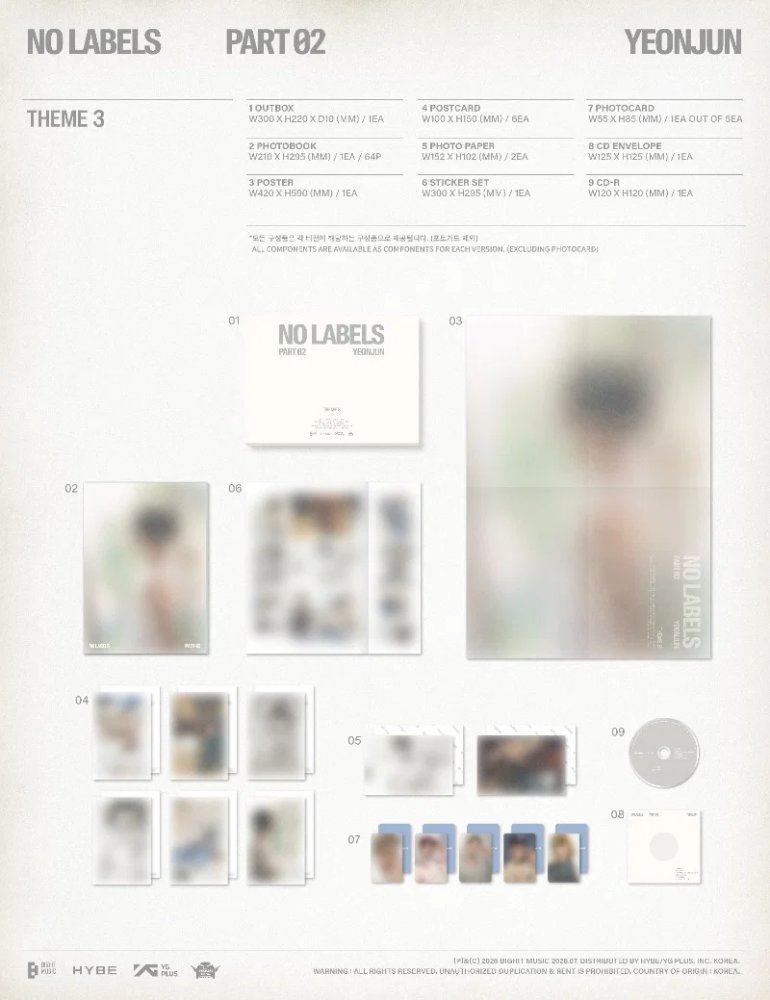 Yeonjun - No labels: part 02 (CD Nieuw)