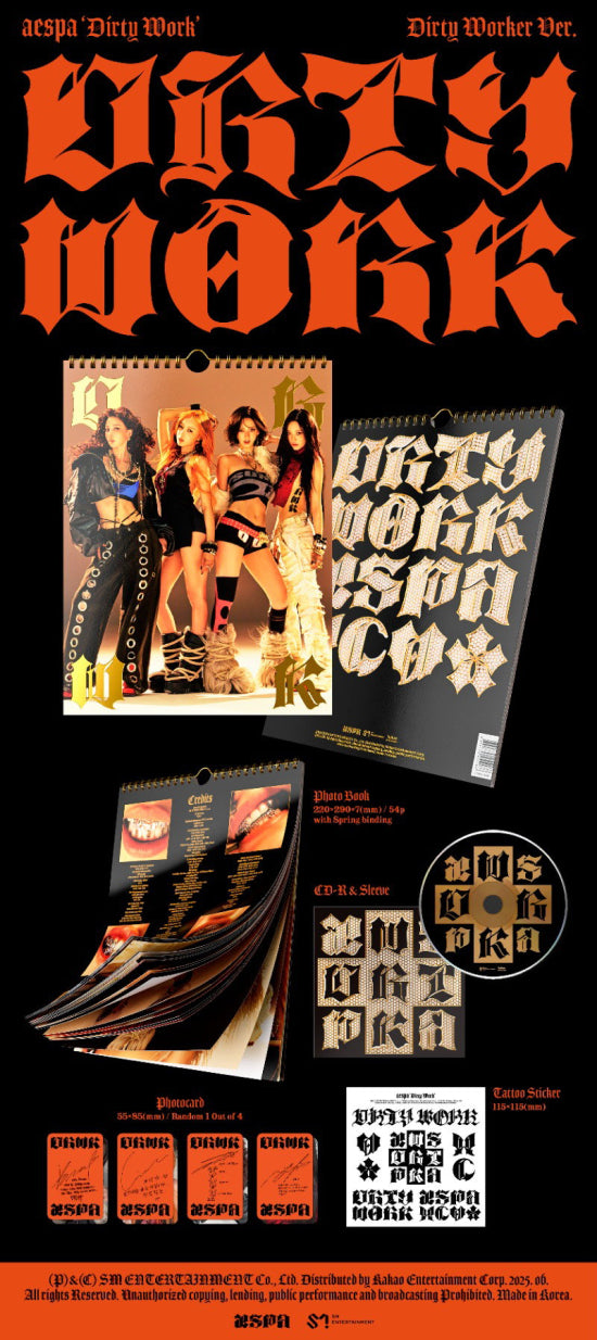 Aespa - Dirty work (CD Nieuw)