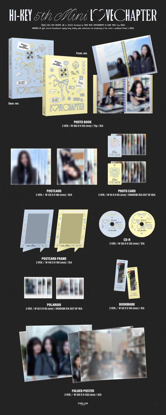 H1 -key - Lovechapter (CD Nieuw)