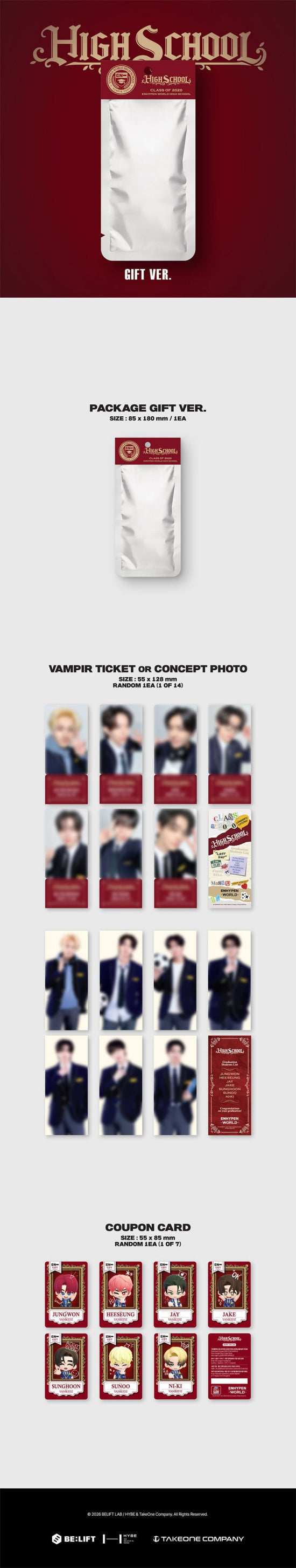 Enhypen - World coupon card collection (accessoires)