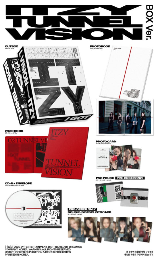 Itzy - Tunnel vision (CD Nieuw)