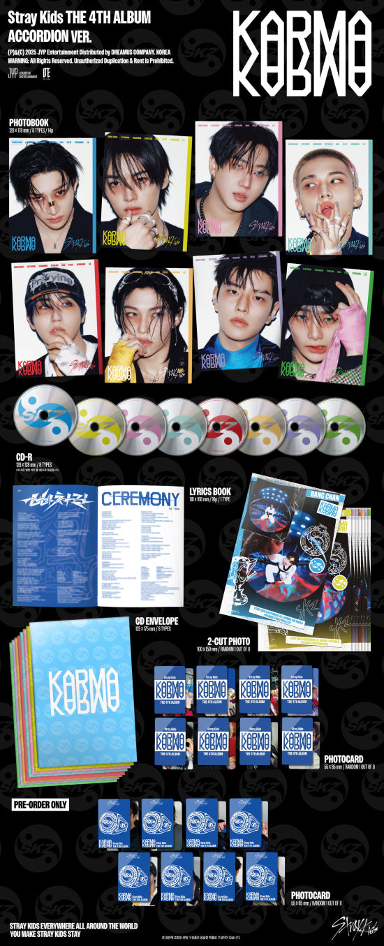 Stray Kids - Karma (Member version CD Nieuw)