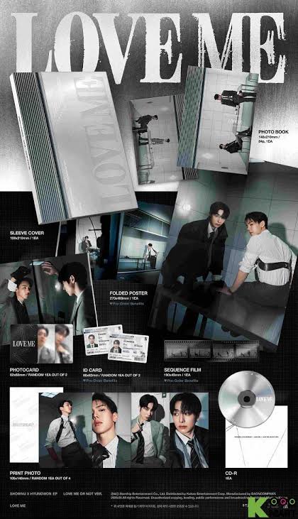 Shownu X Hyungwon (monsta X) - Love me (CD Nieuw)
