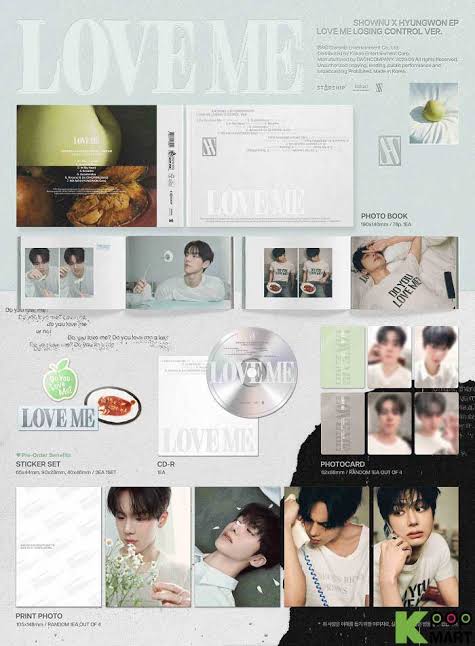 Shownu X Hyungwon (monsta X) - Love me (CD Nieuw)
