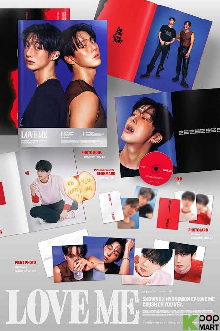 Shownu X Hyungwon (monsta X) - Love me (CD Nieuw)