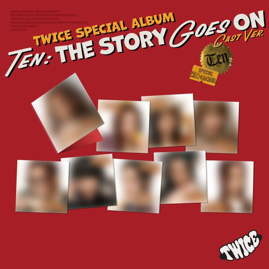 Twice - Ten: the story goes on (Member version CD Nieuw)