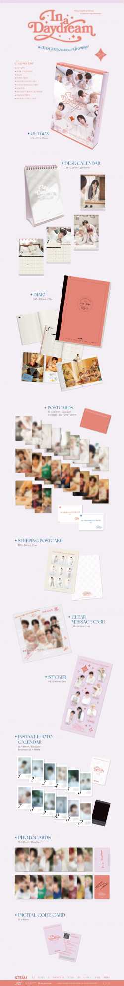 &team =calendar= - In a daydream (accessoires)