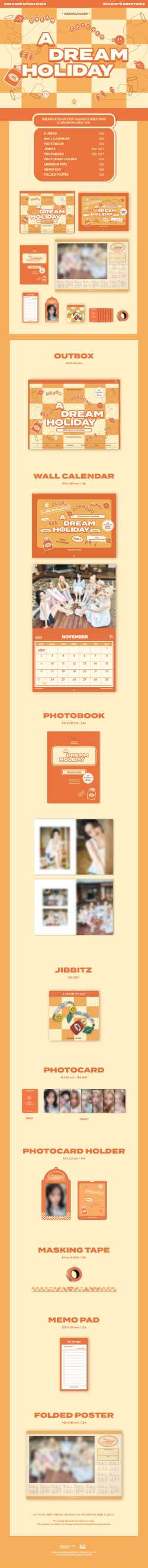 Dreamcatcher =calendar= - 2025 season's greetings - dreamcatcher (Merchandise)