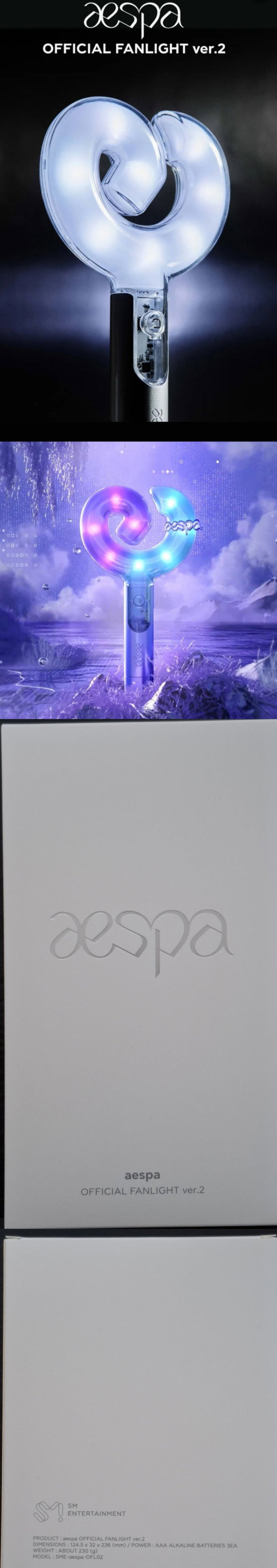 Aespa - FANLIGHT OFFICIAL - ver. 2 (Merchandise)