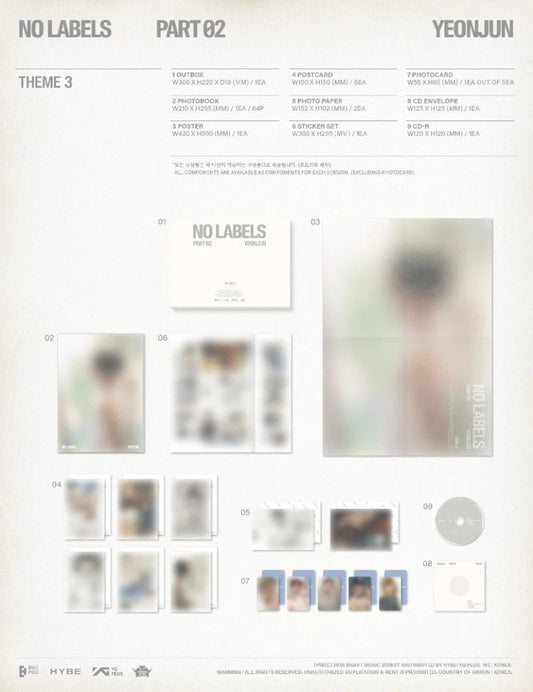 Yeonjun - No labels: part 02 (CD Nieuw)