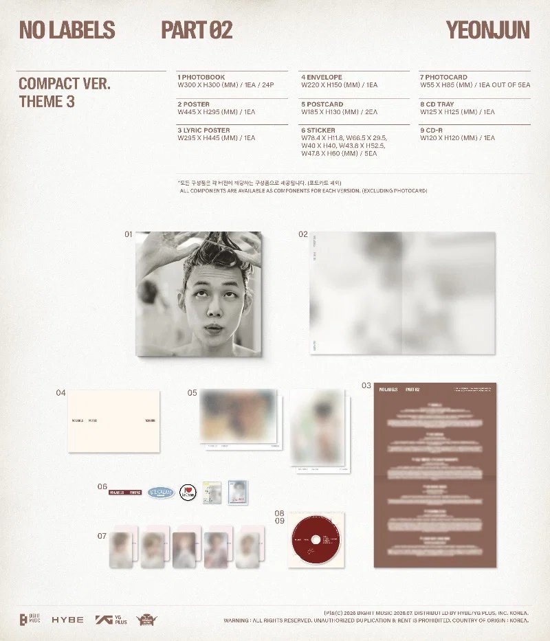 Yeonjun - No labels: part 02 (CD Nieuw)