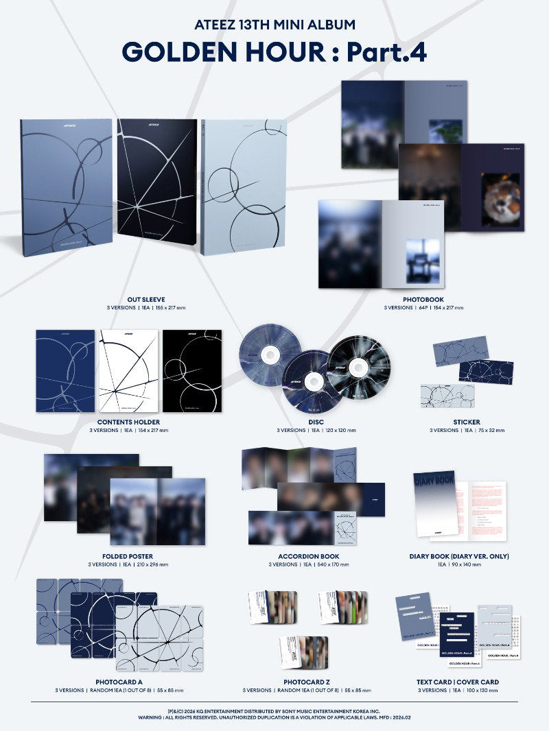 Ateez - Golden hour: part.4 (CD Nieuw)