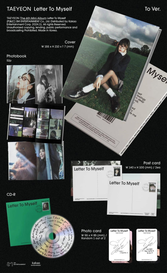 Taeyeon - Letter to myself (CD Nieuw)