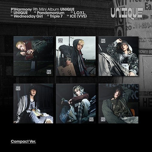 P1harmony - Unique (Member version CD Nieuw)
