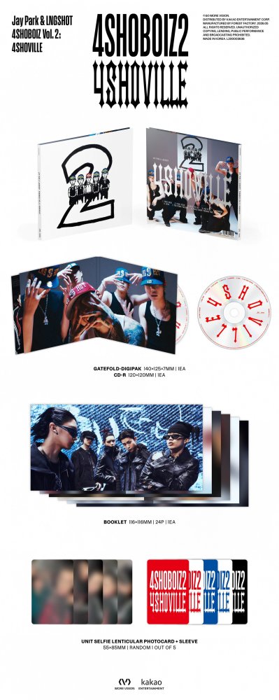 Jay Park & Lngshot - 4shoboiz vol. 2: 4shoville (CD Nieuw)