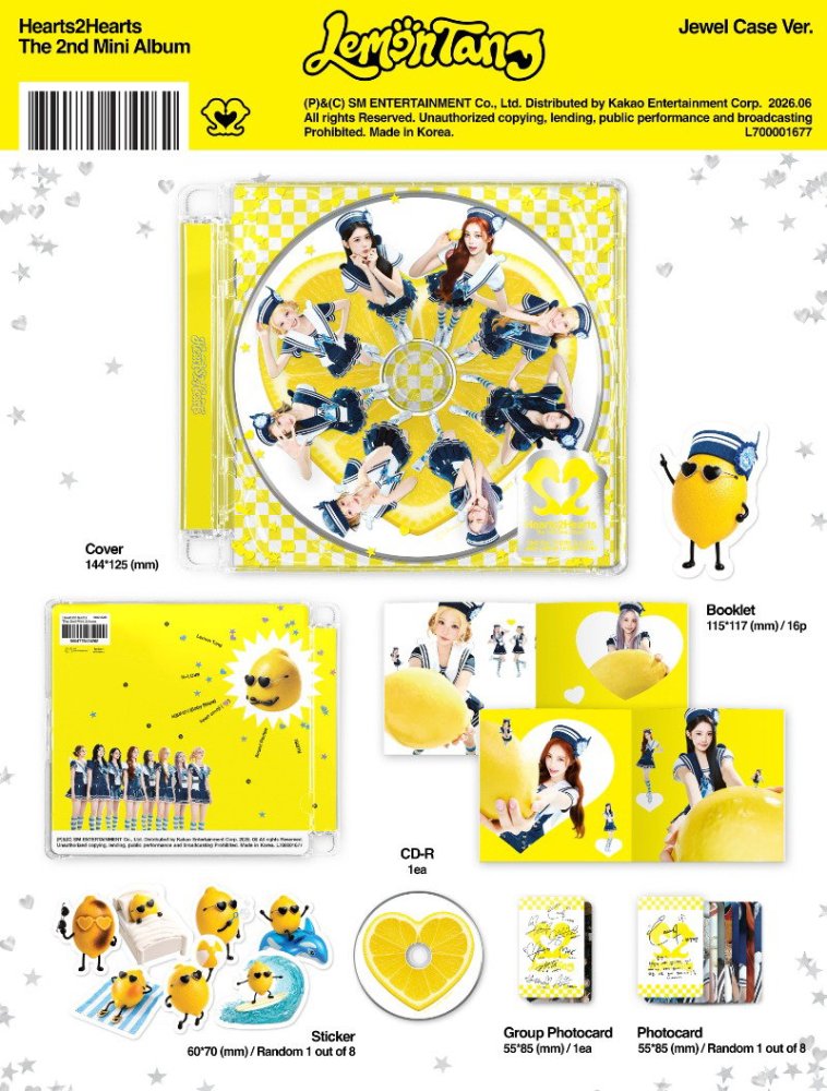 Hearts2hearts - Lemon tang (CD Nieuw)