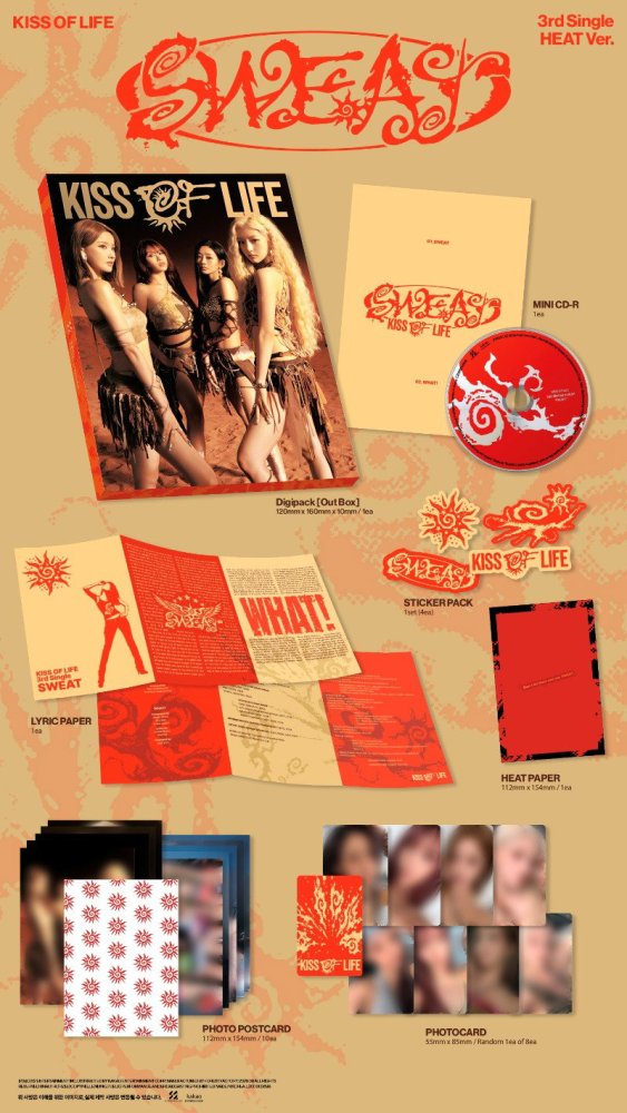 Kiss Of Life - Sweat (CD Nieuw)