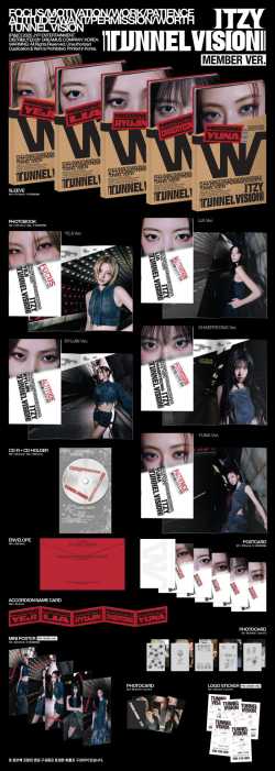 Itzy - Tunnel Vision (Member version) (CD Nieuw)