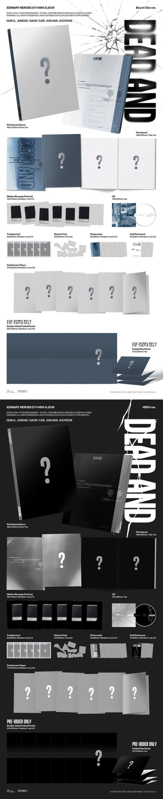 Xdinary Heroes - Dead And (Photobook vers.) (CD Nieuw)