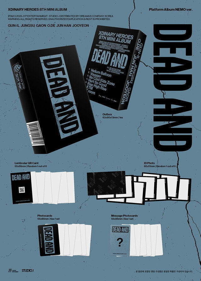 Xdinary Heroes - Dead and (accessoires)