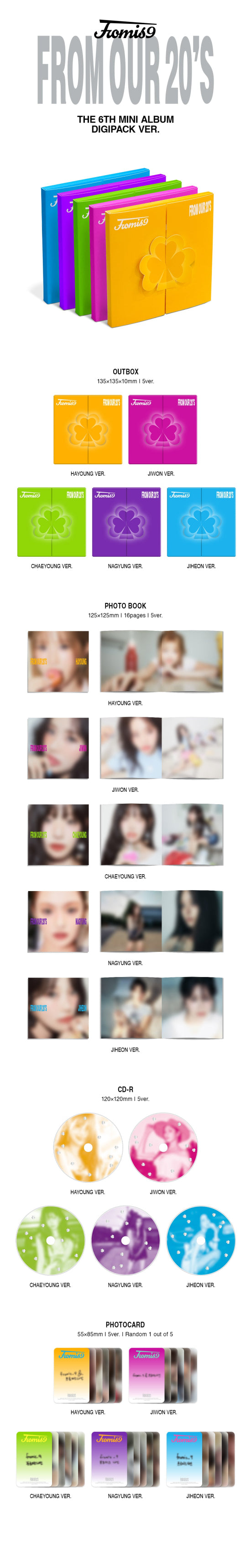 Fromis_9 - From our 20's (CD Nieuw)