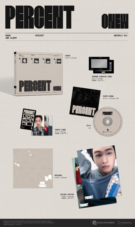 Onew - Percent (CD Nieuw)