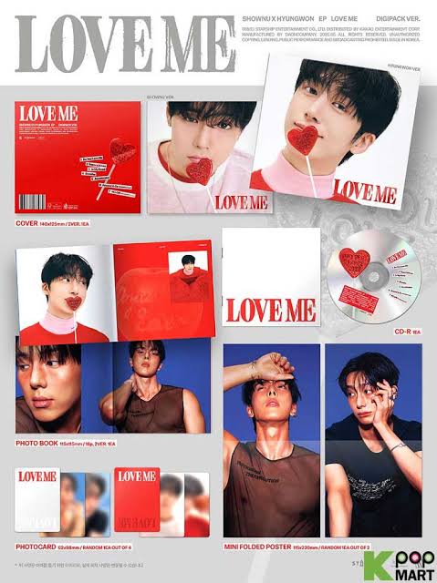 Shownu X Hyungwon (monsta X) - Love me (CD Nieuw)